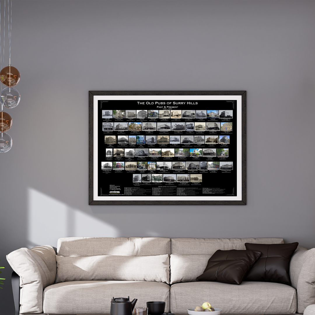 Poster - The Old Pubs of Surry Hills